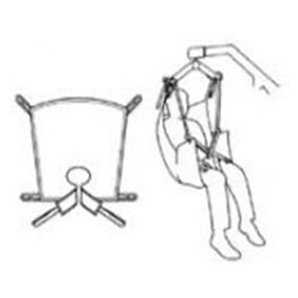 Hoyer Quickfit Patient Transfer Sling 850lb Capacity Bariatric/Me...