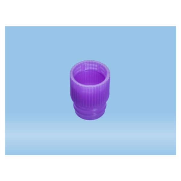 Push Tube Cap LDPE Violet 13mm 1000/Package