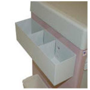 Cup / Straw Holder White Aluminum 2.8lb 5.5 in x 19.5 in x 5 in