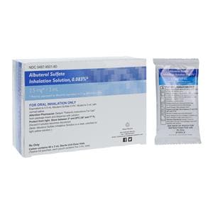 Albuterol Sulfate Inhalation Solution 0.083% PF Bulk Wrapped Vial...