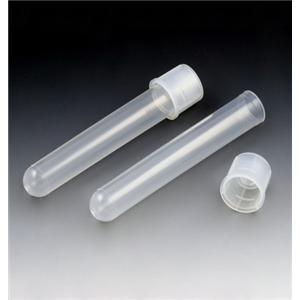 Culture Tube Polystyrene 14mL 17x100mm Attached Cap Round Bottom...