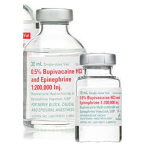 Bupivacaine HCl Epinephrine Injection 0.5% 1:200,000 Preservative...