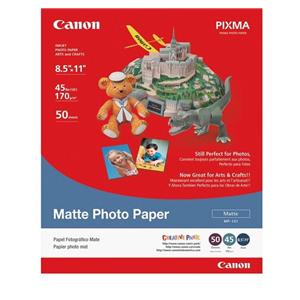 Canon Photo Paper Matte 8 1/2 in x 11 in 10 Mil 50/Pack Ea