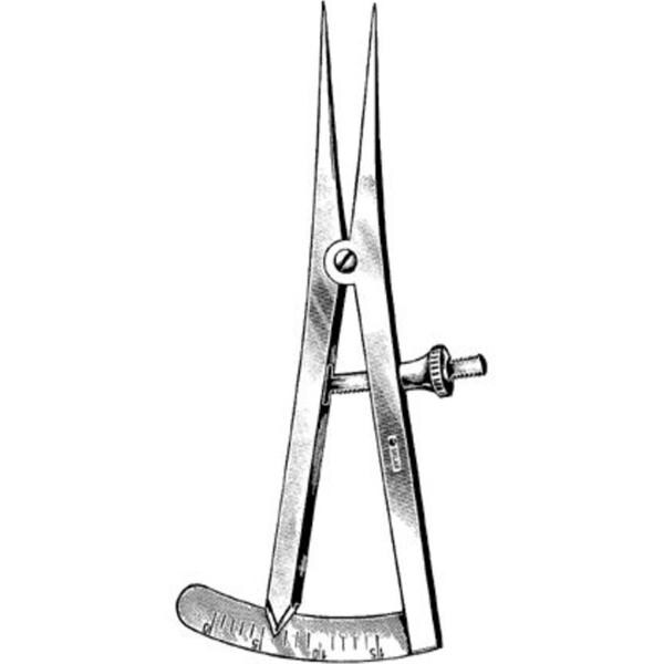 Castroviejo Eye Caliper Stainless Steel Each