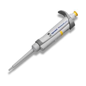 Eppendorf Research Series Adjustable Volume Pipette 20-200uL Yell...