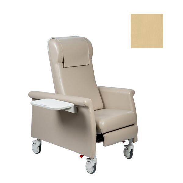 Elite CareCliner Trendelenburg Recliner Vinyl 350lb Capacity Champagne Ea