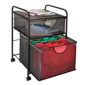 Innovative Storage Designs Mesh Hanging File And Storage Cart Eac...