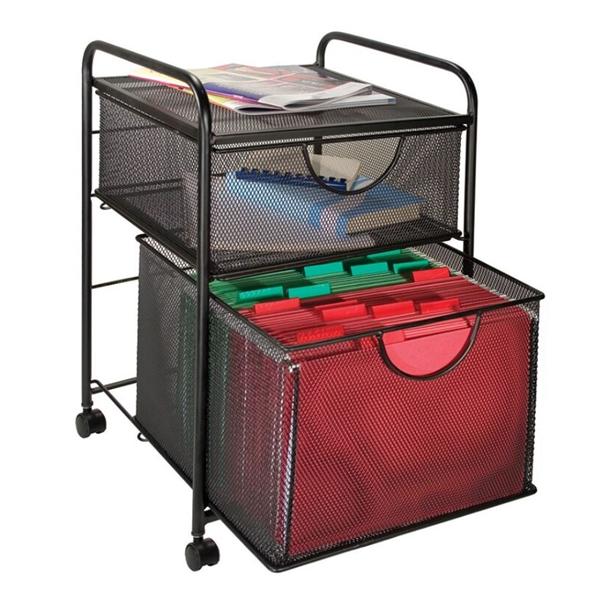 Innovative Storage Designs Mesh Hanging File And Storage Cart Eac...