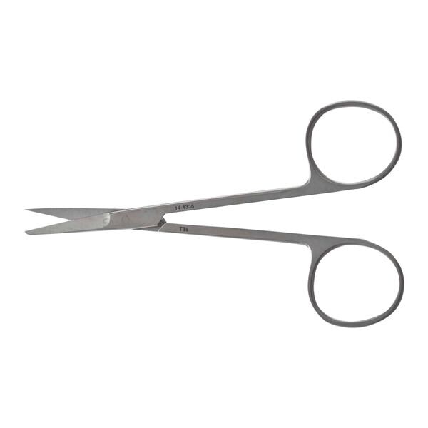 Knapp Iris Surgical Scissors Straight 4-1/2" Stainless Steel Each