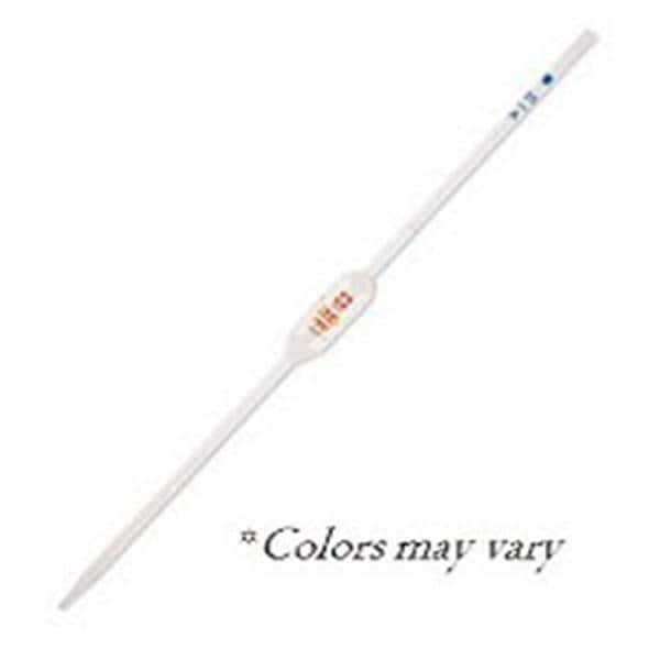 Sibata Volumetric Pipette 7mL 410mm Reusable Class A 12/Package