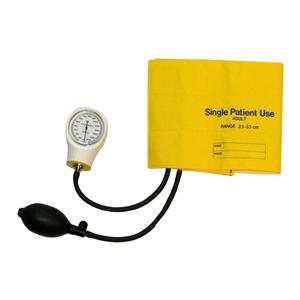 Mabis Aneroid Sphygmomanometer Yellow Arm Dial Display 5/Box