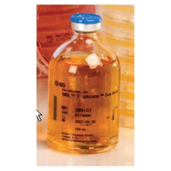 BBL Prepared Media TSB: Trypticase Soy Broth 100mL Bottle 10/Bx