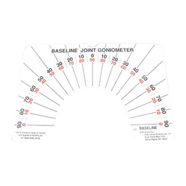 Baseline Arthrodial Protractor/Goniometer Large Joint 0-180 Degree Range