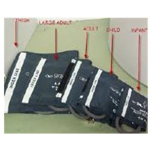 NIBP Cuff Red Latex For Monitor Each