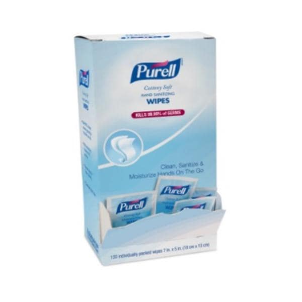 Purell Sanitizing Wipes 120 / Box 62% Ethyl Alcohol 12Bx/Case