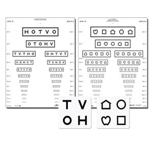 Chart Vision Testing 10' Testing Distance Each