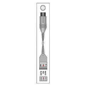 Patient Cable New For Vital Monitor 3 Lead Ea