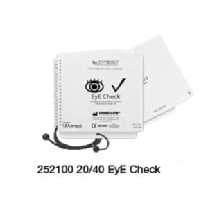 Vision Test Screener 20/40 Critical Line 5' Testing Distance Each