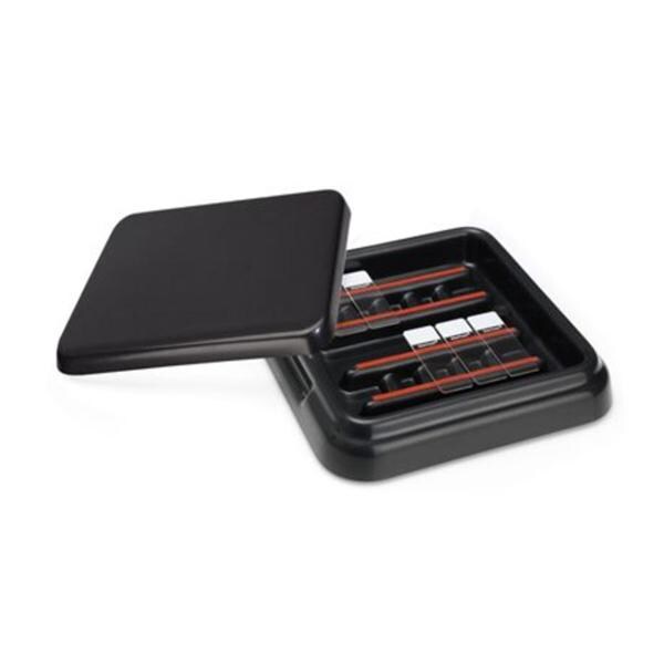 Stain Tray 9x9x1-3/4" Mini Black Each