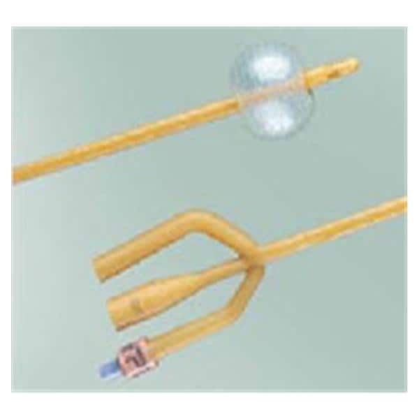 Bardex Catheter Foley 24Fr 5cc Shrt Rnd Tp Silver/Hydrogel Coated 3-Way 16 12/Bx