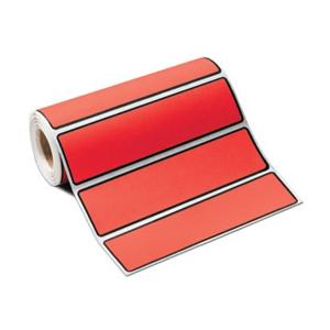 Label Blank Red 200/RL 200/RL