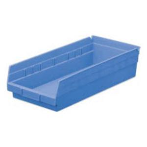 Bin Shelf Polypropylene Blue Ea Each