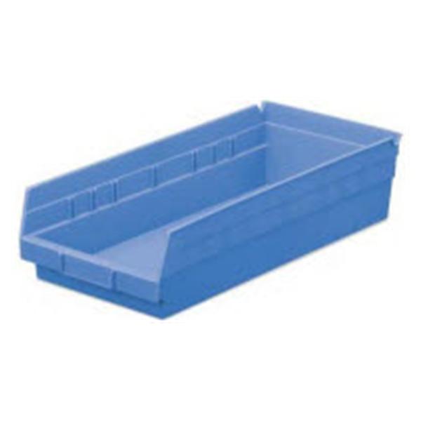 Bin Shelf Polypropylene Blue Ea Each
