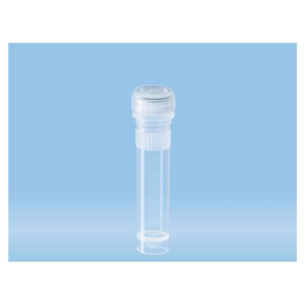 Test Micro Tube Polypropylene 2mL 10.8x46mm Non-Graduated Clear S...