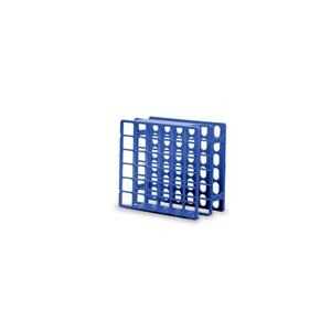 Half Rack Acetal Resin 5x5x2-1/2" Mini 36 Tubes Blue Reusable Aut...