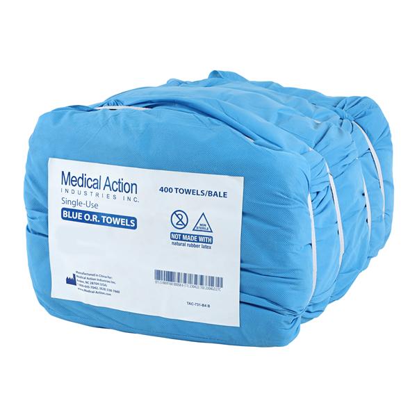 Towel OR Blue Non-Sterile Disposable