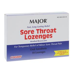 Sore Throat Lozenge Sore Throat Lozenges 15/4mg Cherry 18ct 18/Bo...