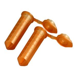 Microcentrifuge Tube Polypropylene 2mL Graduated Amber Attached F...