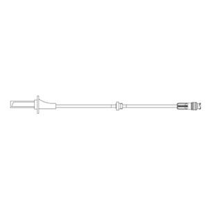 Bag Access Spike Priming Volume 0.93mL 5" Back Check Valve Non-DE...