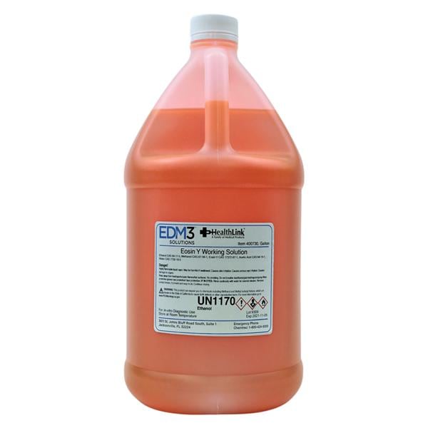 Eosin-Y Working Solution Stain 0.25-1% Aqueous 1gal Each