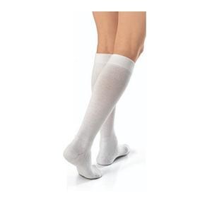 Jobst forMen Compression Socks Knee High Medium Men White