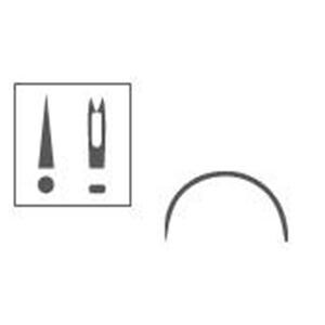 Richard-Allan Surgical Needle Stainless Steel French Spring Eye K...