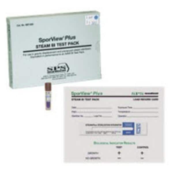 Sporview Plus Biological Indicator Steam Test Pack 24 Hour 25/Cas...