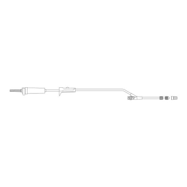 IV Administration Set Needleless Hydrophobic Air Inlet Filter Wit...