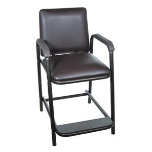 Deluxe Hip-High Chair 22x29x40.75" Steel Brown Vein