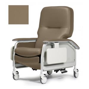 Lumex Deluxe Clinical Care Clinical Recliner Steel Frame 350lb Capacity Taupe Ea