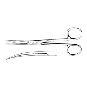 Deaver Operating Scissors Curved 5-1/2" Stainless Steel Ea