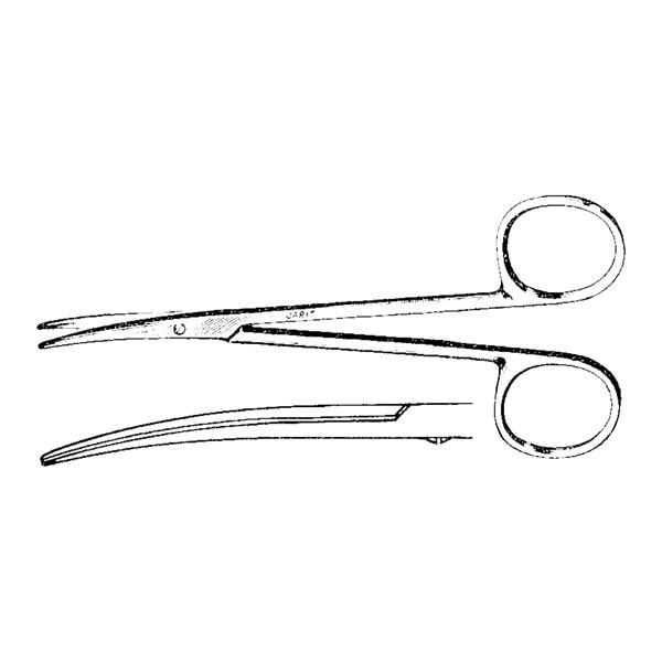 Jarit Dissecting Scissors Curved 5-1/4" Stainless Steel Each