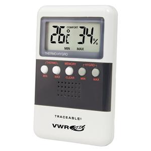 Traceable Digital Hygrometer ABS Plastic Min/Max Memory LCD 0 to...