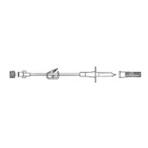 IV Extension Set 4" Female Luer Lock Adapter Non-Vented Spike 50/Ca