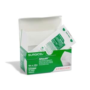 SURGICEL SNoW Hemostatic Oxidized Regenerated Cellulose Agent 1x2