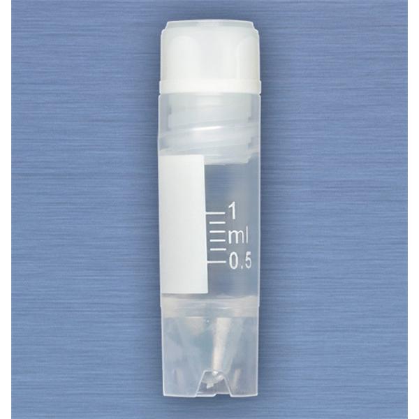 CryoClear Cryogenic Vial Polypropylene 1mL Attached Screw Cap 500/Ca