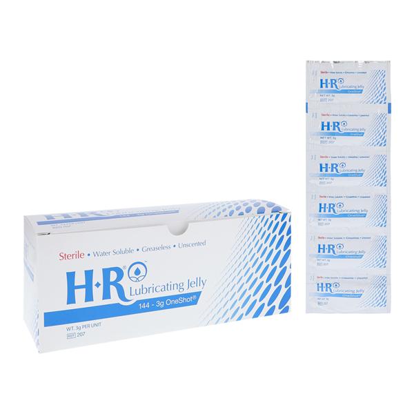One Shot Lubricating Jelly 3gm Packet 144/Box, 6 BX/CA