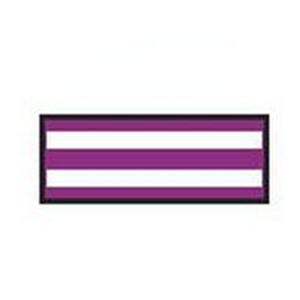 ColorTrack Instrument ID Tape White/Plum Stripe 8-1/2x11" Disposa...