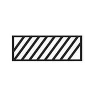 ColorTrack Instrument ID Tape White/Black Diagonal Stripe 8-1/2x11" Disp Ea