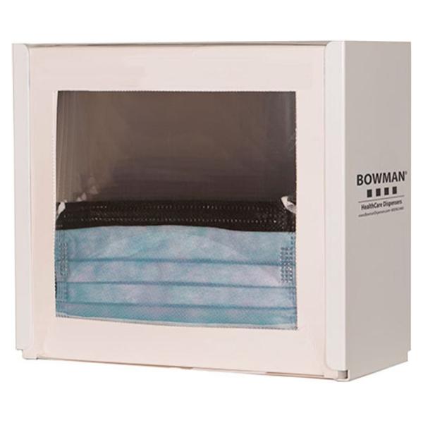 Shield Face Mask Dispenser White Powder Coated Steel For Shield S...